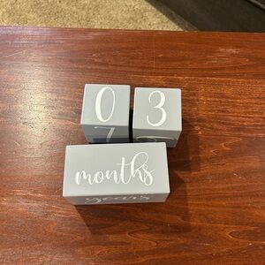 Gray Milestone Blocks